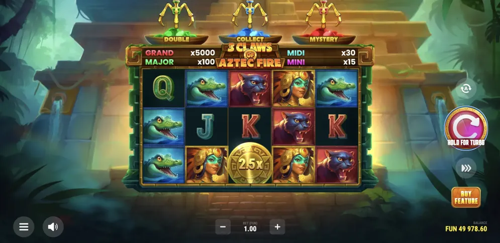 3 Claws of Aztec Fire Slot