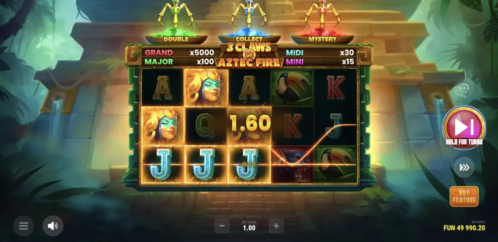3 Claws of Aztec Fire Slot